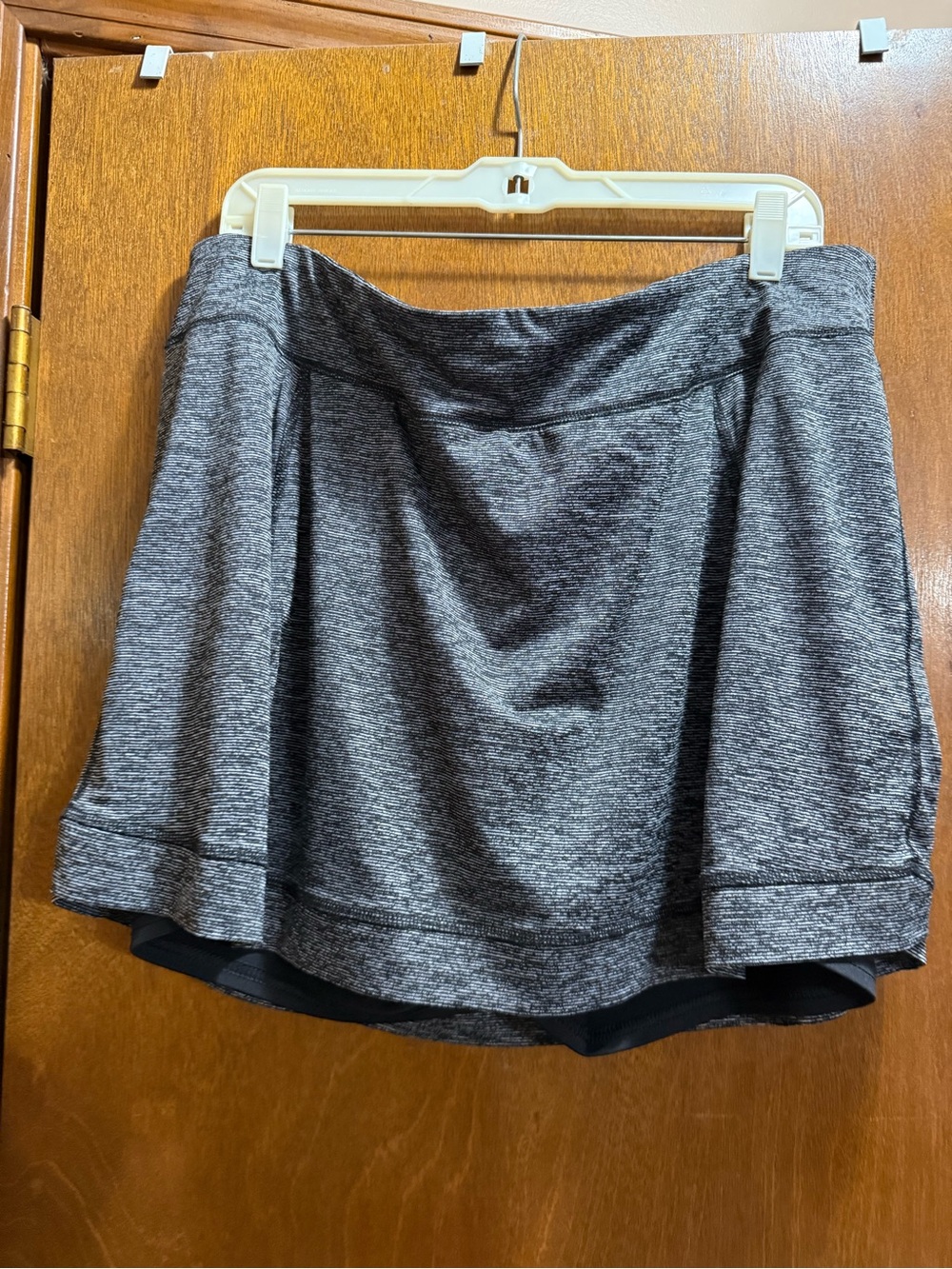 TEK GEAR dryTEK Heather Gray Athletic Circle Skirt - plus size